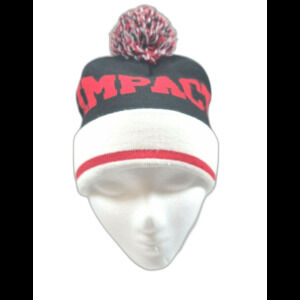 Capamerica Impact Beanie- Black/Red- Excellent Pre-owned Condition Made‎ in USA